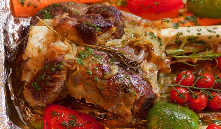 Saboroso Pernil de Cordeiro